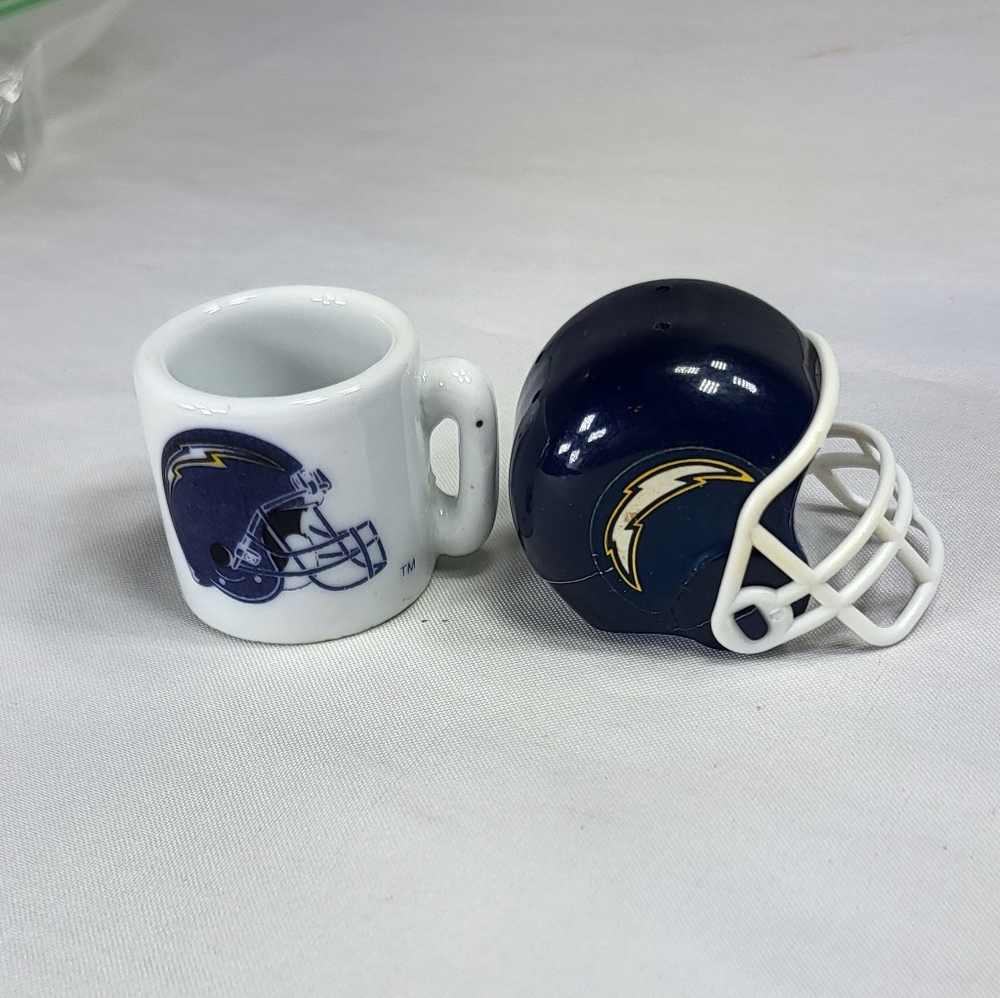 San Diego Chargers NFL Mini Ceramic Mug and Mini Helmet - Picture 5 of 10